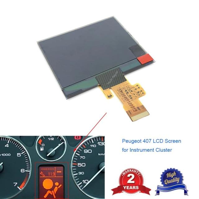 ペジェオ 407 407SW HDI クーペ 計器クラスター ダッシュボード LCD画面 ピクセル修復 輸入品