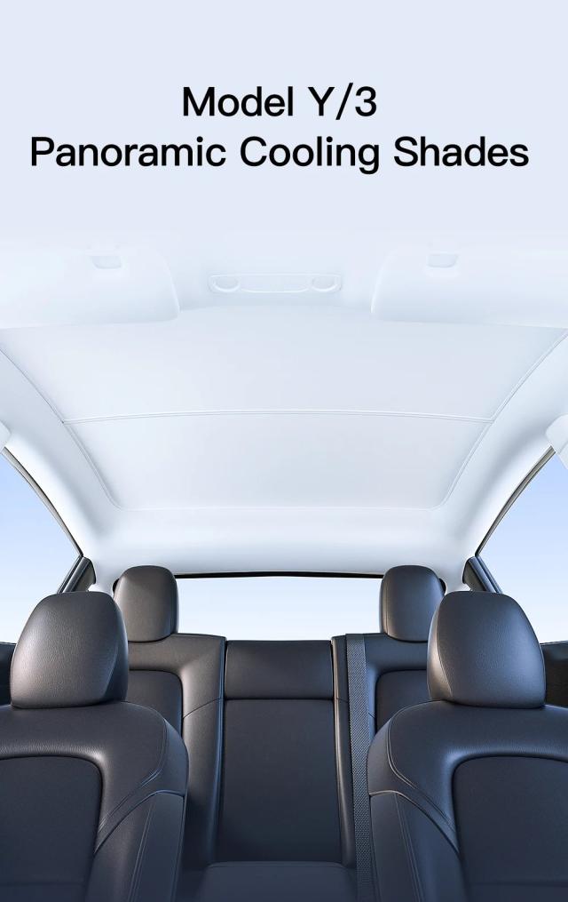 YZハニカムサンシェード Tesla Model 3 Y ハイランド 2021-2024 フロントリアー スカイライト フラットバック サンシェード 輸入品