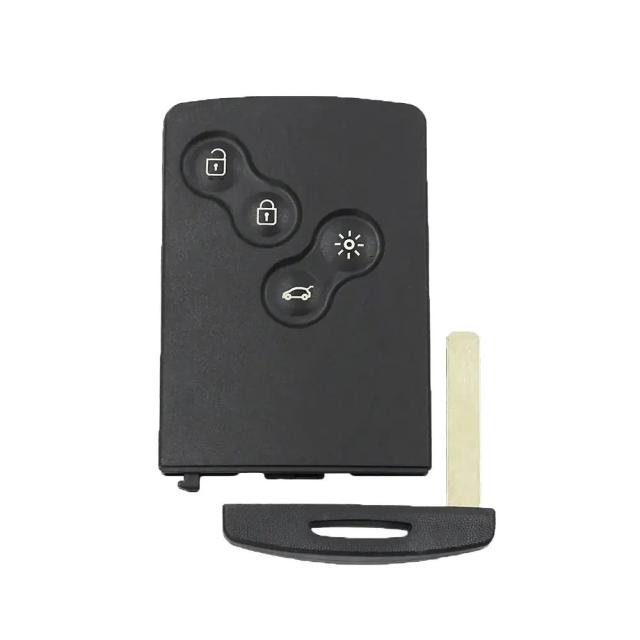 5個セット スマートカード 車用リモートキー 4ボタン PCF7945 4Aチップ PCF7953M 433MHz 対応 ルノー クリオ4 キャプチャー キーレスゴー ハンズフリーエントリー 輸入品