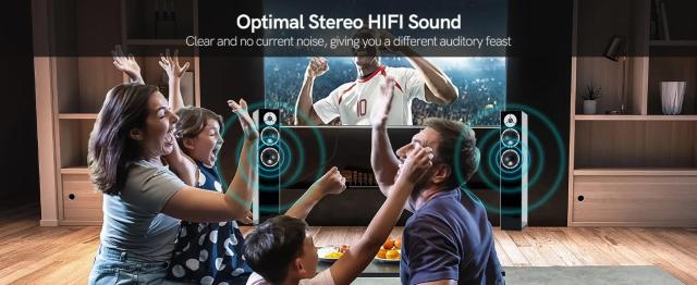 サブウーファーケーブル デジタル同軸オーディオケーブル HiFi 5.1ch SPDIF RCAオス-オス ステレオオーディオコード ホームシアター HD TV アンプ対応 輸入品_12