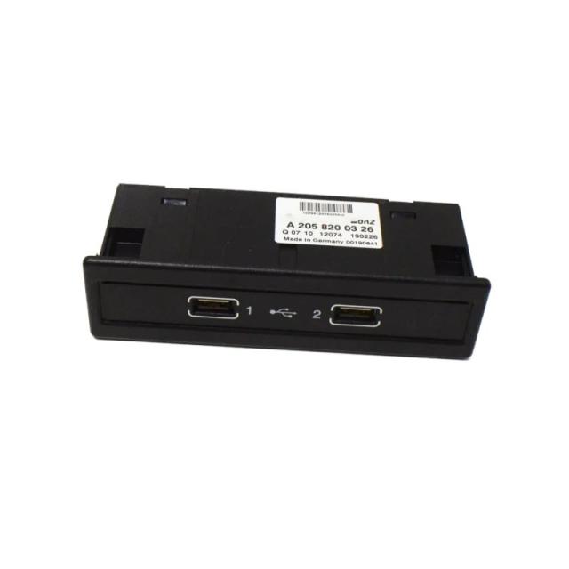 メルセデス・ベンツ Cクラス W205 専用 ダブルUSBインターフェース マルチメディア接続ユニット A02Q 輸入品_8