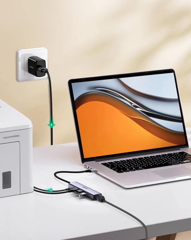 UGREEN USB3.0 イーサネットアダプター 1000/100Mbps HUB搭載 RJ45 LAN ネットワークカード ノートPC Xiaomi Mi Box Macbook Windows USB-C HUB対応 輸入品_17