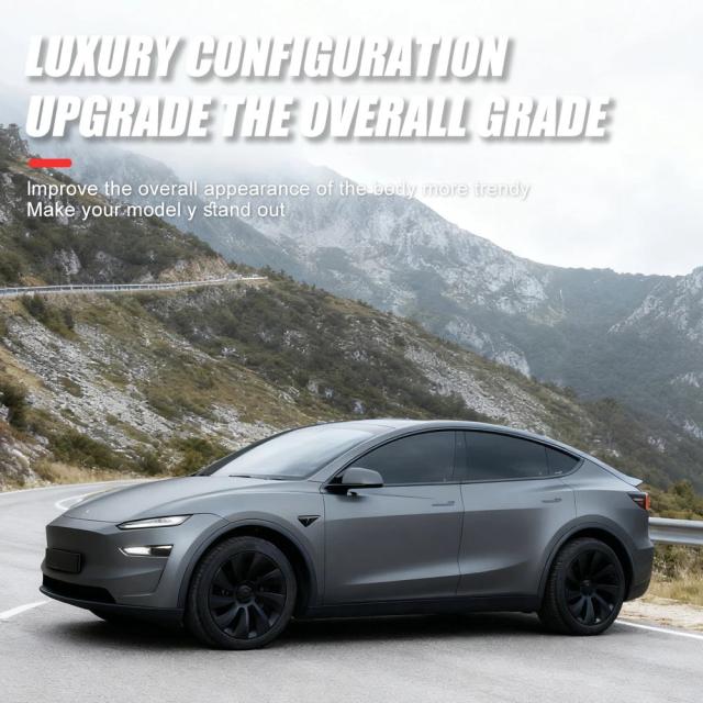 4個セット ハブキャップ 高性能 交換用 ホイールカバー クロスフローキャップ フルリム アクセサリー Tesla Model Y ジュニパー 19インチ 2025 2026 輸入品