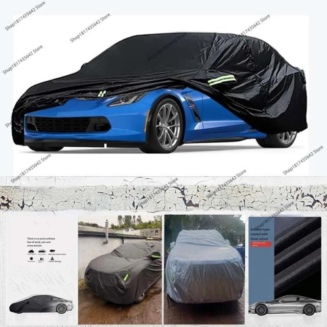 シボレー・コルベット C3・C4・C8 対応 防水 全天候型 カーカバー 屋外用 日除け UVカット 防雨 防風 輸入品