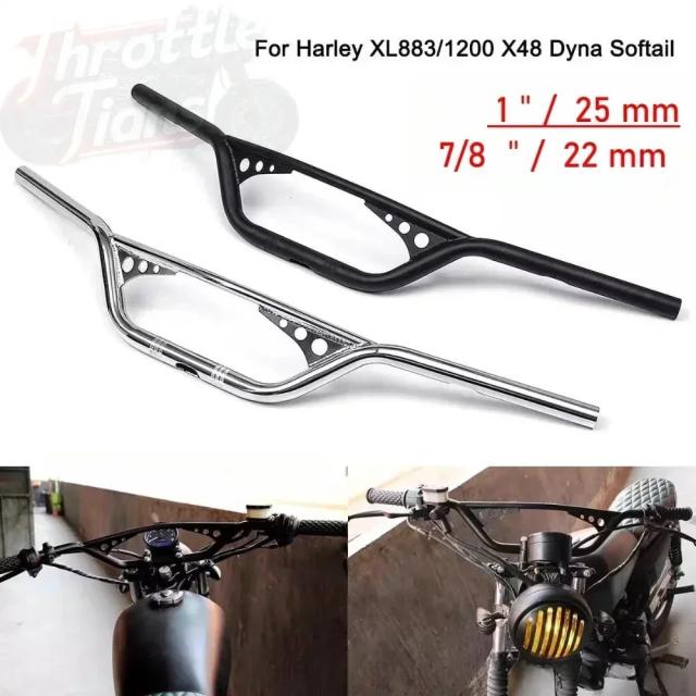 レトロモディファイドハンドルバー 7/8インチ(22mm)・1インチ(25mm) カフェレーサー スポースター チョッパー ボバー ハーレーXL883 XL1200 X48 ダイナ ソフテイル対応 輸入品_7