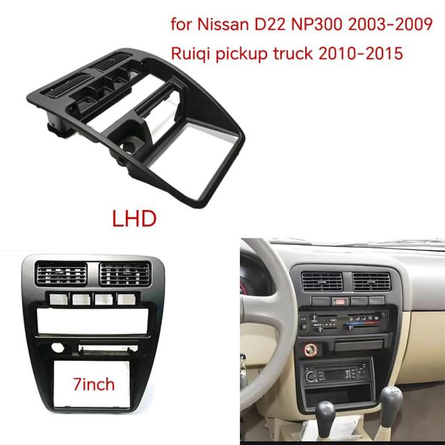LHD エアコン ベント カーディオ パネル 日産 D21 D22 NP300 鋭騏 2003-2015年 ダッシュボード取付 対応 輸入品_7
