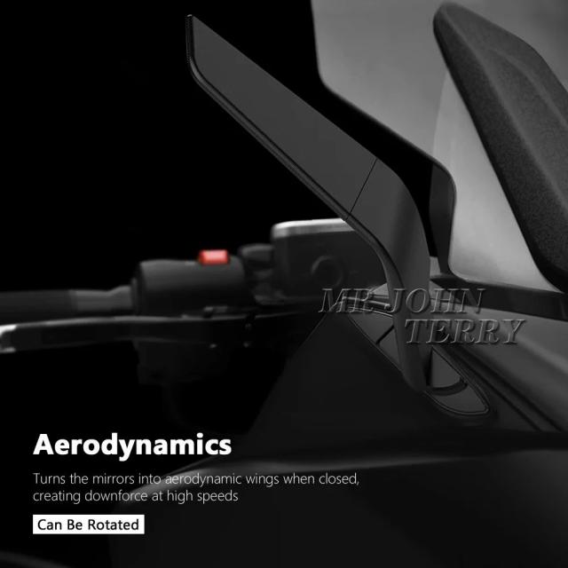 T-MAX専用 ステルスウィングミラー スポーツウィングレット アジャスタブルミラー 対応機種：T-MAX500 04-12 TMAX530 12-19 T-MAX560 2020-2021 輸入品_9