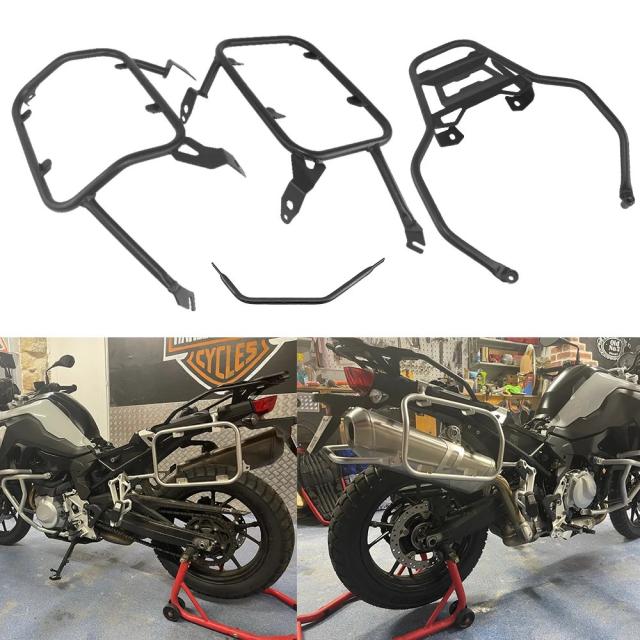 BMW F850GSアドベンチャー F750GS 2018-モデル用 パニアラック トップケース サイドケース ブラケット 輸入品