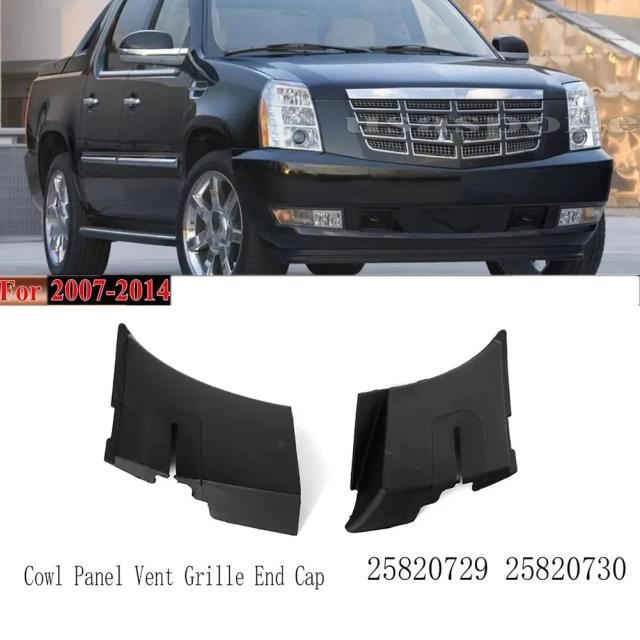 左右サイドカウルパネルベント 25820729 25820730 カディラック エスカレード シボレー タホー GMC ユーコン 07-14 用 エアインレットグリル エンドキャップ 輸入品_7
