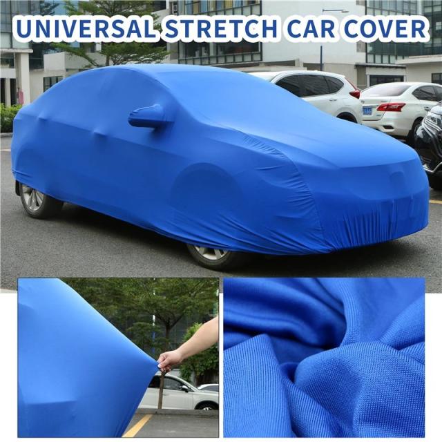 ユニバーサル ストレッチ カーカバー 日除け 防風 防塵 傷防止 UVカット スポーツカー セダン SUV 対応 ビューティースタイリング 輸入品_16