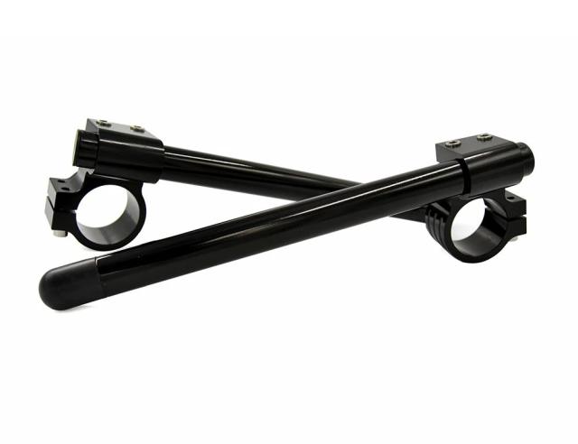 グロスブラックアルミニウム ライザー レーシングハンドル 31 33 35 37 41 43 45 46 48 50 51 53 54mm クリップオン フォークライザー レギュラーハンドルバー 輸入品_8