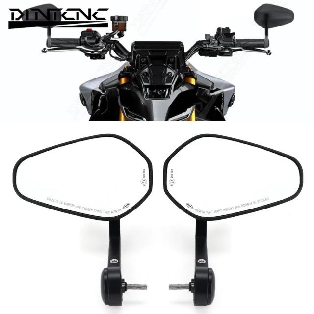 MT09 2025 ハンドルエンドミラー YAMAHA MT-09 SP/MT09SP用 左右側 回転レンズ E9認証 バイクアクセサリー 輸入品