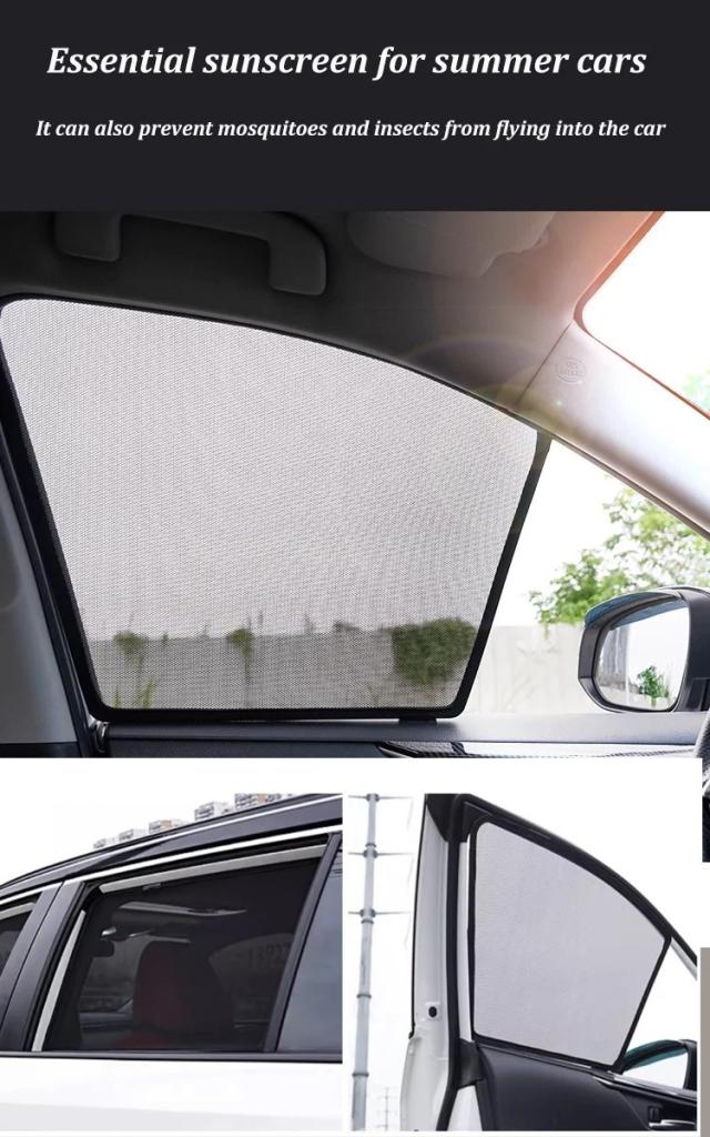 LINNUNU メルセデス・ベンツ GLA 400d H247 X156 用 マグネット式 サンシェード サイドウィンドウ UVカット メッシュカーテン アクセサリー 輸入品_9