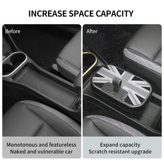 BMWミニクーパー F65 F66 2024-2025 専用 真っただ中コンソール アームレスト 納めるボックス席 車載付属品 インポート品