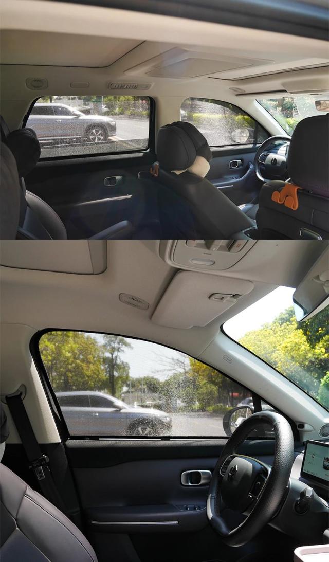 LINNUNU メルセデス・ベンツ Sクラス W220 W221 W222 用 マグネット式 サンシェード メッシュカーテン 車内用 UVカット インテリア アクセサリー 輸入品