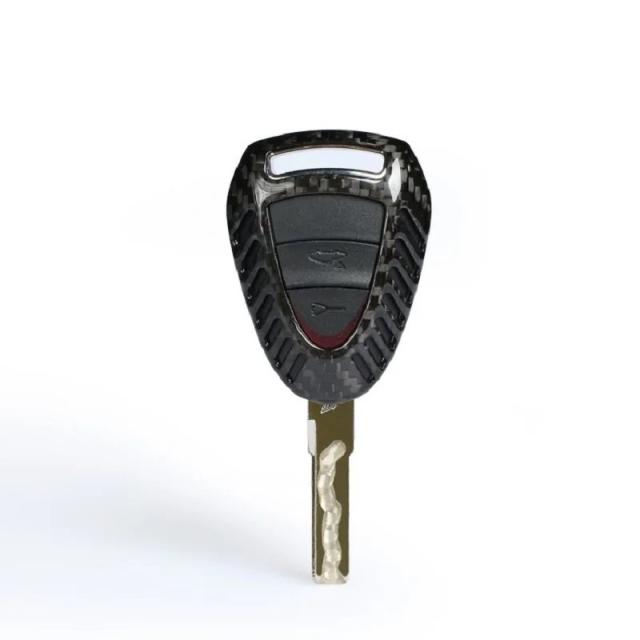 カーボンファイバー キーケース カバー キーシェル Porsche 911 997 Cayman Boxster 987 2005-2008 専用 輸入品