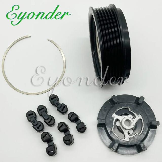 0002341312 A0012302911 7SEU17C AC エアコン コンプレッサー クラッチ プーリー メルセデス Eクラス W211 CLS W219 ML W164 Sクラス W220 V6 V8 用 輸入品