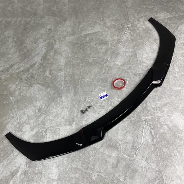 3個セット 光沢ブラック CSスタイル フロントバンパーリップ スプリッター BMW 6シリーズ F06 F12 F13 640i 650i 640d Mスポーツ 2012-2018 チューニング ボディキット 輸入品