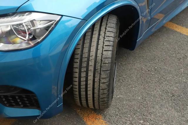 BMW X5 F15・X5M F85用 ホイールアーチフェンダーフレア マッドガード 25d 30d 35i 40d M50i M50d X5M 2013-2018 Mスタイル フェンダーフレア チューニング 輸入品_12