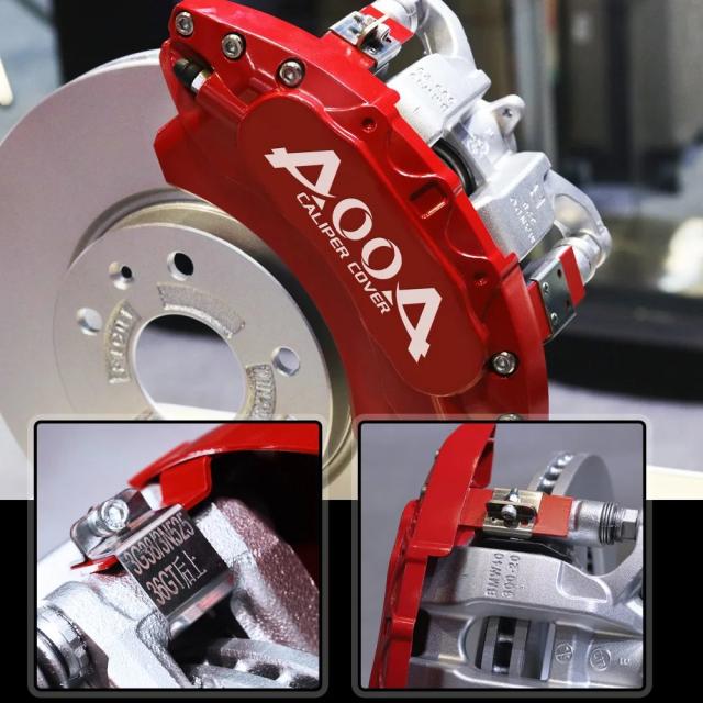 式 ノングルー・ノンプラスチック 車両用キャリパーカバーセット ホンダ シビック、アコード、CR-V 専用 輸入品