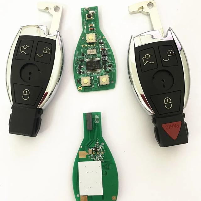 BGA表現スタイル 3/4名取り草 リモートカーキー 433MHz メルセデス・ベンツ C E S 専用 純然たるNEC BGA足がかり相応う インポート品