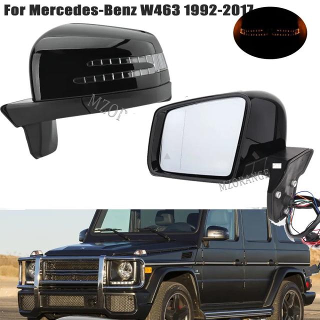 メルセデスベンツ Gクラス W463 G55 G65 G550 G500 G400 G350 用 ドアサイドミラー カバーアセンブリ 1992-2012年式 輸入品