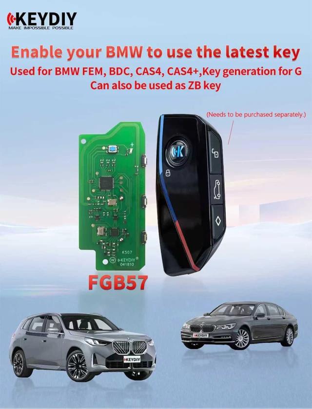 KEYDIY KD FGB23 FGB57 FGB58 リモートPCB 434MHz BMW G30 G31 G38 G32 G11 M5 F90 X3 IX3 G08 X3 F97 G01 X4 G02 F98 CAS4 FEM/BDC対応 輸入品_12