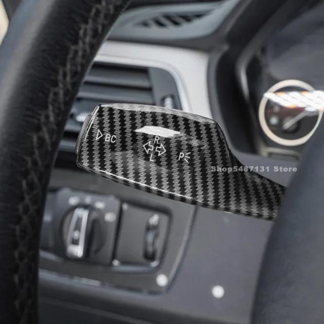プレミアム品質 ターンシグナルワイパースイッチトリム ステアリングウィールヘッドライトスイッチコントロールカバー BMW 1 3 5 6 7シリーズ アクセサリー 輸入品_3