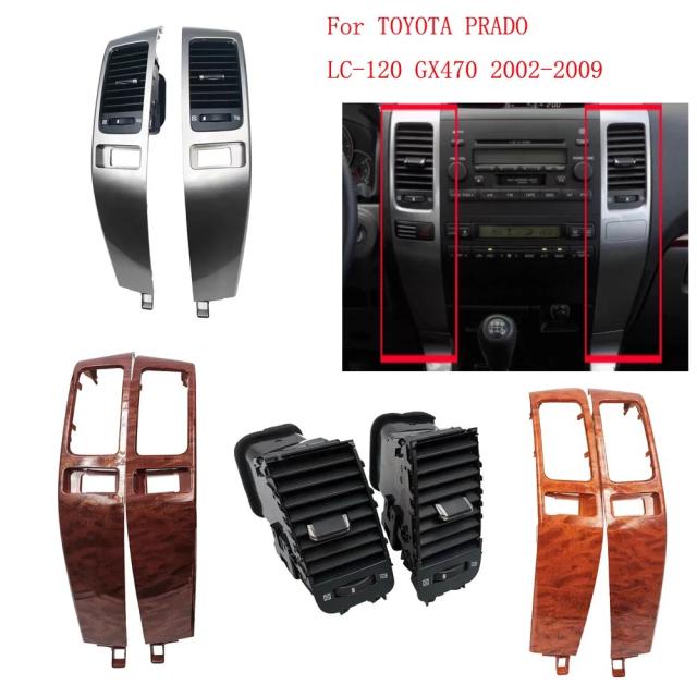 ランドクルーザープラド120 トヨタ レクサスGX470 2003-2009年 用 エアコンアウトレット エアベントプレート ダッシュボードパネル 輸入品_6