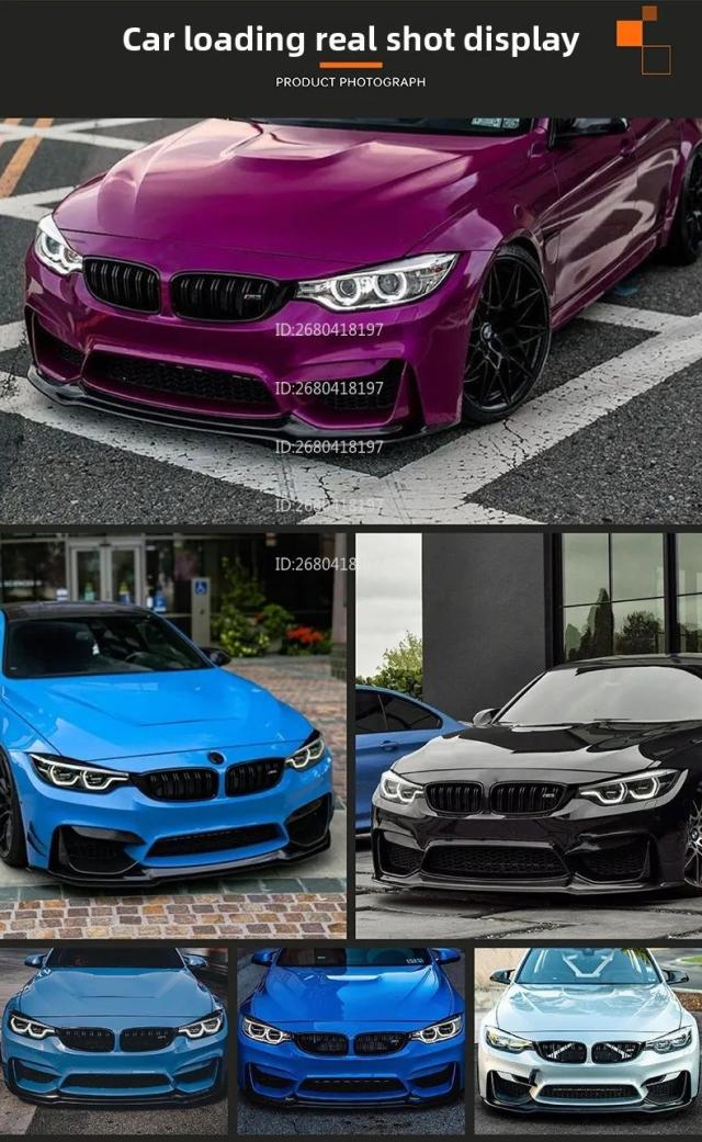 BMW 3シリーズ M3 F80・F81／4シリーズ M4 F82・F83（2015-）用 フロントリップ（フロントシャベル） 改造パーツ 輸入品_8