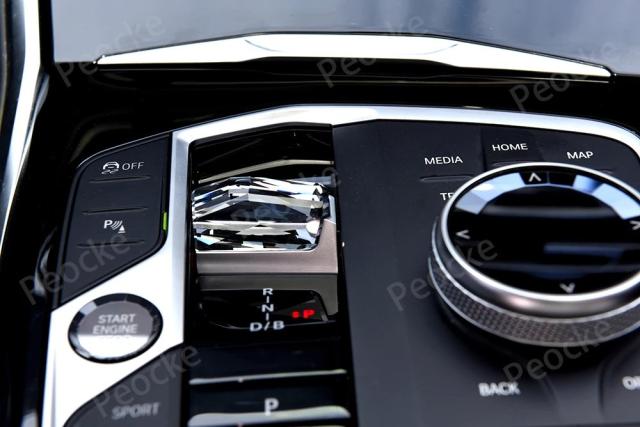 BMW X5 G05 G20 G12 X6 G06 iX3 G08 i4 G26 i7 G70 X7 G07用 クリスタル ギアセレクター パドルノブ メタルベース オリジナルスタイル 2023 2024 輸入品_8