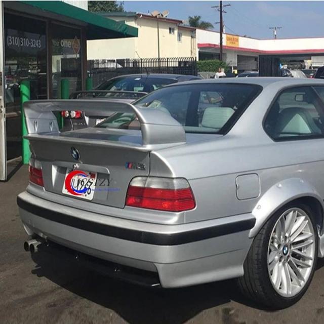 BMW 3シリーズ E36 1990-2000年用 リアスポイラー ABS樹脂 マットブラック/光沢ブラック BMW E36 M3 リアウイング 輸入品_3