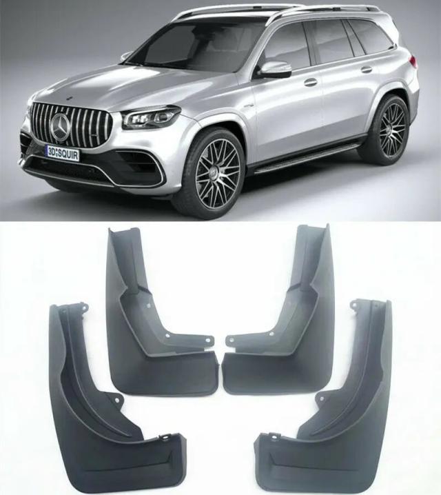 メルセデスベンツ GLS450 X167用 フロント＆リア マッドガード 4点セット 泥除け フェンダー アクセサリー 輸入品