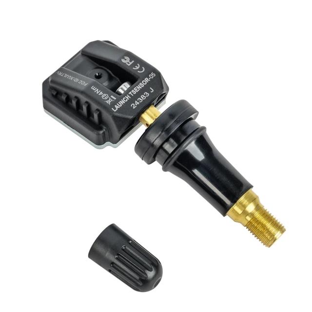 LAUNCH LTR-05 TPMSセンサー 315MHz/433MHz デュアル周波数 スクリュータイプ メタルバルブ (角度調整可能) タイヤ空気圧監視システム プログラマブル 輸入品