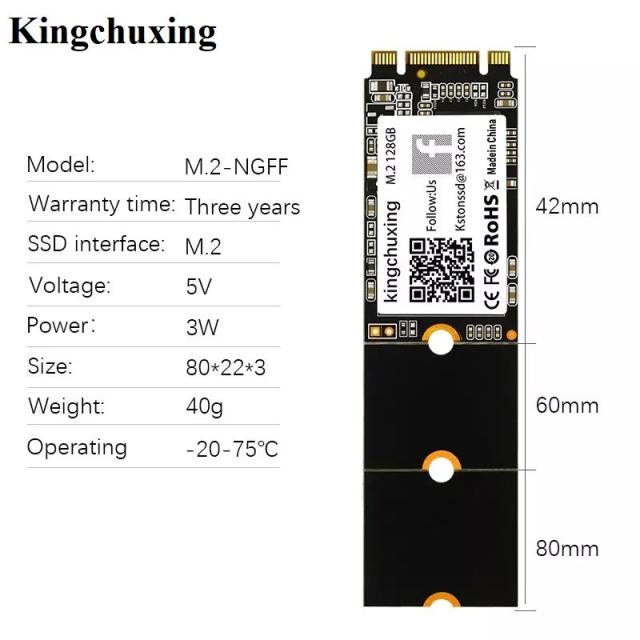 キングチューシン M.2 NGFF SSD 2280 2260 2242 1TB 512GB 256GB 128GB SATA ソリッドステートドライブ ロット 輸入品_3