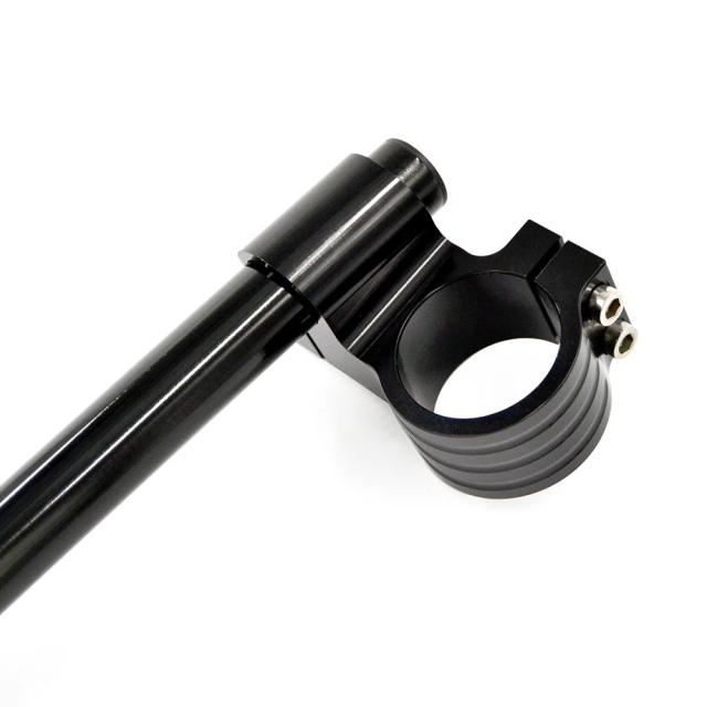 グロスブラックアルミニウム ライザー レーシングハンドル 31 33 35 37 41 43 45 46 48 50 51 53 54mm クリップオン フォークライザー レギュラーハンドルバー 輸入品_12