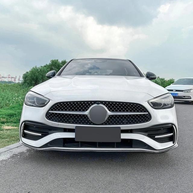 メルセデス・ベンツ Cクラス W206 S206 C260 C43 AMG 式以降 フロントバンパースポイラーリップ ロワボディキット ディフューザー スプリッター チューニングガード 輸入品_6