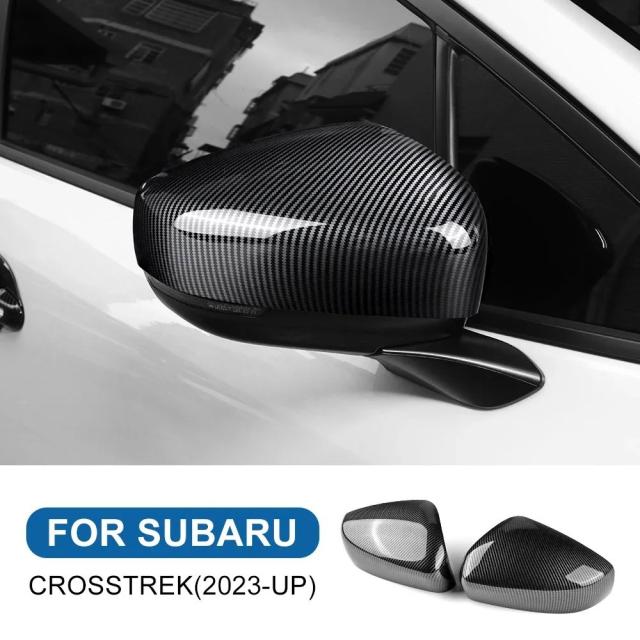 炭素衣料繊維調ABS製 スバルクロストレック2024・インプレッサ2024 専用 コントロールウォーターカップ シフトレバーパネル RHD/LHD相応う 付属品 インポート品