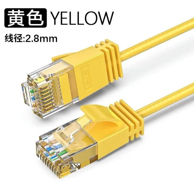 Cat6 イーサネットケーブル 1000M 極細 UTP パッチケーブル RJ45 対応 コンピューター Xbox ネットワーク LAN ケーブル 輸入品_2