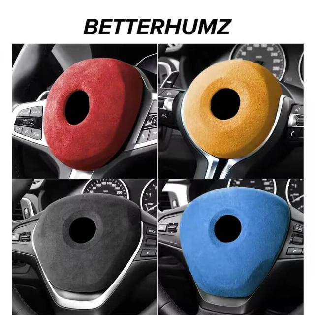 BMW F20 F30 G20 G30 F31 F32 F36 F40 F34 F48専用 アルカンターラステアリングホイールカバー 内装チューニングアクセサリー 輸入品
