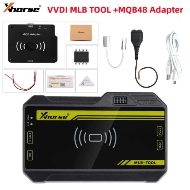 Xhorse VVDI MLBツール XDMLB0 キープログラマー VW・アウディMQB用キー追加 XDMQBAGL MQB48アダプター・XDMLBPGLアダプター対応 輸入品