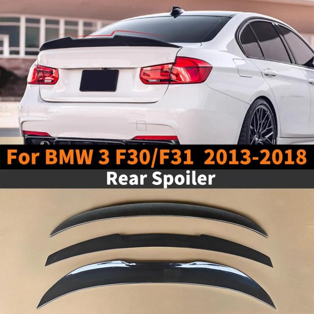 2013-式 BMW 3シリーズ F30/F31用 レーシングリアデフレクター エアフォイルスポイラーウイング テールモディフィケーション 輸入品