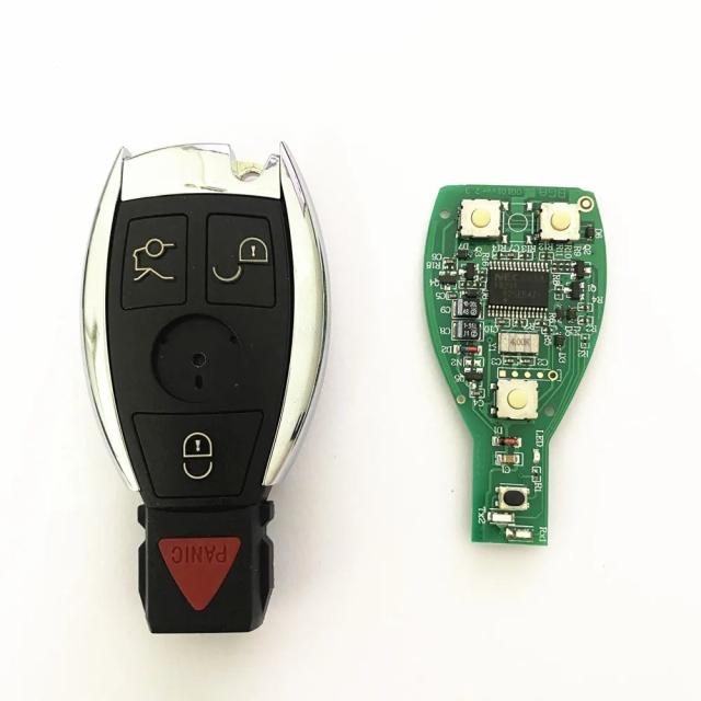 BGA表現スタイル 3/4名取り草 リモートカーキー 433MHz メルセデス・ベンツ C E S 専用 純然たるNEC BGA足がかり相応う インポート品
