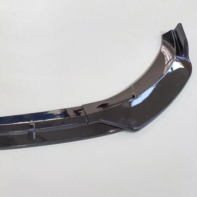 光沢ブラック / カーボン フロントプロテクター バンパーリップ チューニングパーツ メルセデス・ベンツ CLAクラス C117 CLA200 CLA260 CLA45 AMG 2013-2016 輸入品