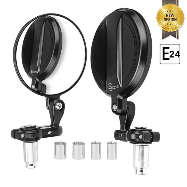 E-MARK認定 オートバイハンドルミラー ユニバーサルタイプ BMW R1200GS F800GS G310R R1150R F800ST CB500X NC700X NC750X 対応 バックミラー 輸入品