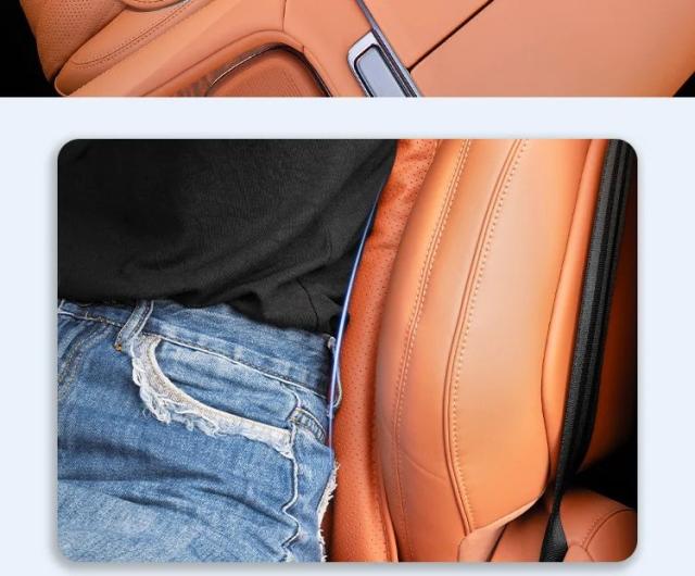 ユニバーサル ナッパレザー ソフトカーシートカバー 車内用 通気性シートクッション カーシートカバーフルセット カーシートクッション 輸入品_18