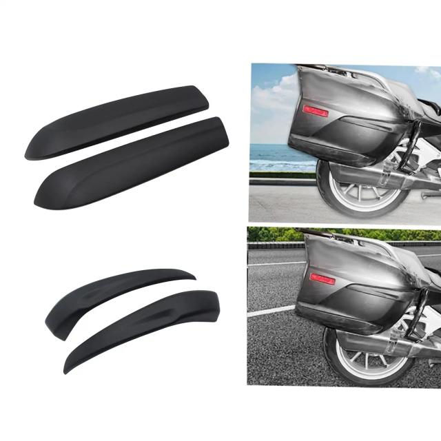2x バイク用サイドケースプロテクターガード ハードサイドサドルバッグボックストランクパーツ スペアプロテクションカバー BMW R1200RT 2014-2018対応 輸入品