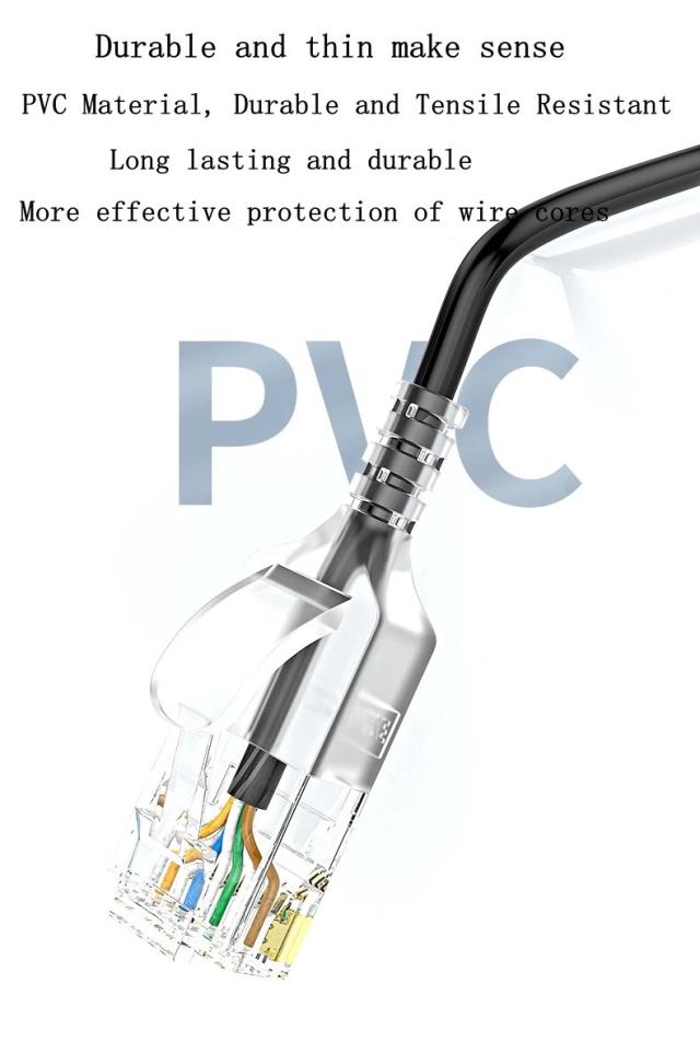 Cat6 イーサネットケーブル 1000M 極細 UTP パッチケーブル RJ45 対応 コンピューター Xbox ネットワーク LAN ケーブル 輸入品_12