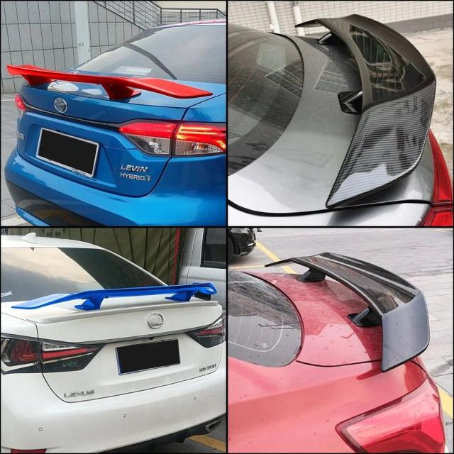 トランクスポイラー リアリップウィング ユニバーサルセダン用 トヨタ VW BMW ベンツ マツダ3 キア カローラ 車アクセサリー 輸入品_6