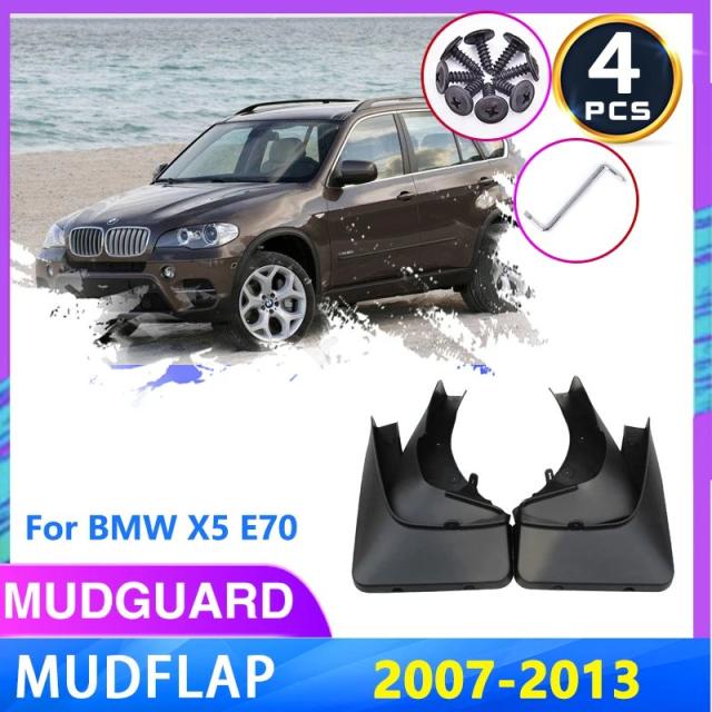 BMW X5 E70（2007-2013年）用 フロント フェンダー マッドガード 泥除け スプラッシュガード ホイール カーパーツ 輸入品